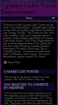 Mobile Screenshot of cypresslakevocal.com